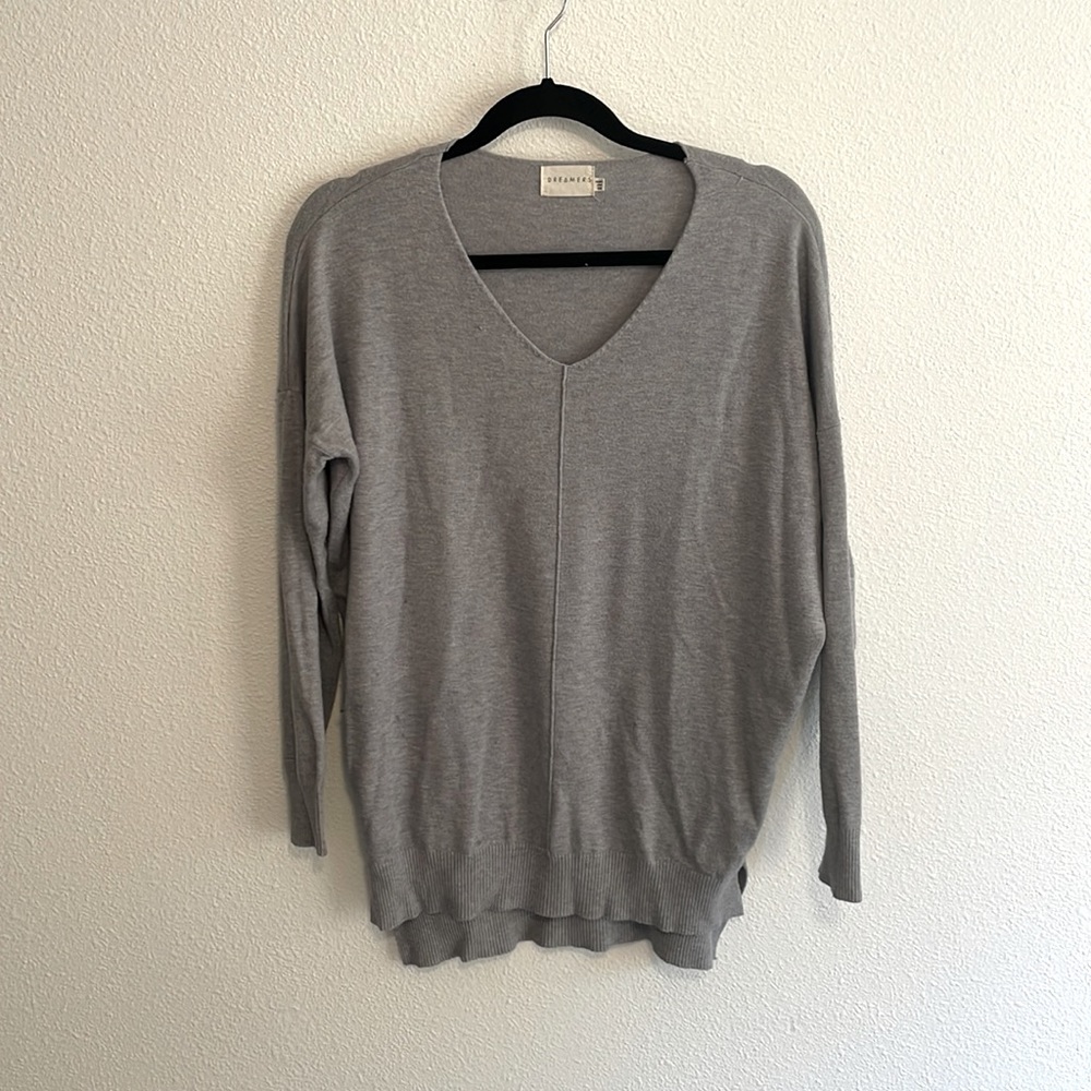 Oversized V-Neck Sweater S/M